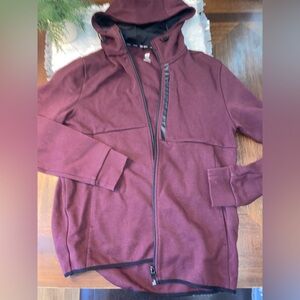 Mens size medium H&M maroon full zip sweater